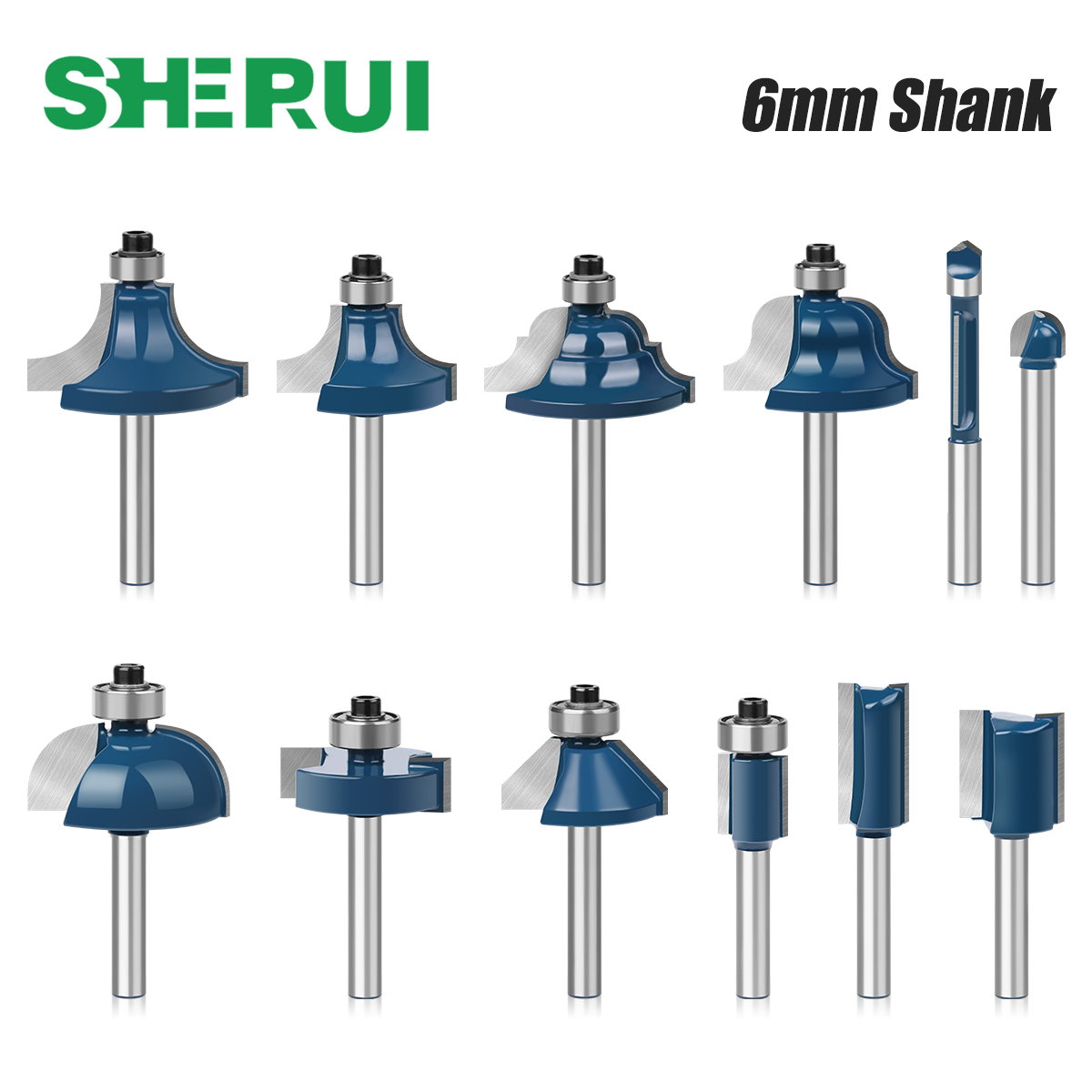 6mm Shank Router Bits Set Stra - End Mill Set review and price