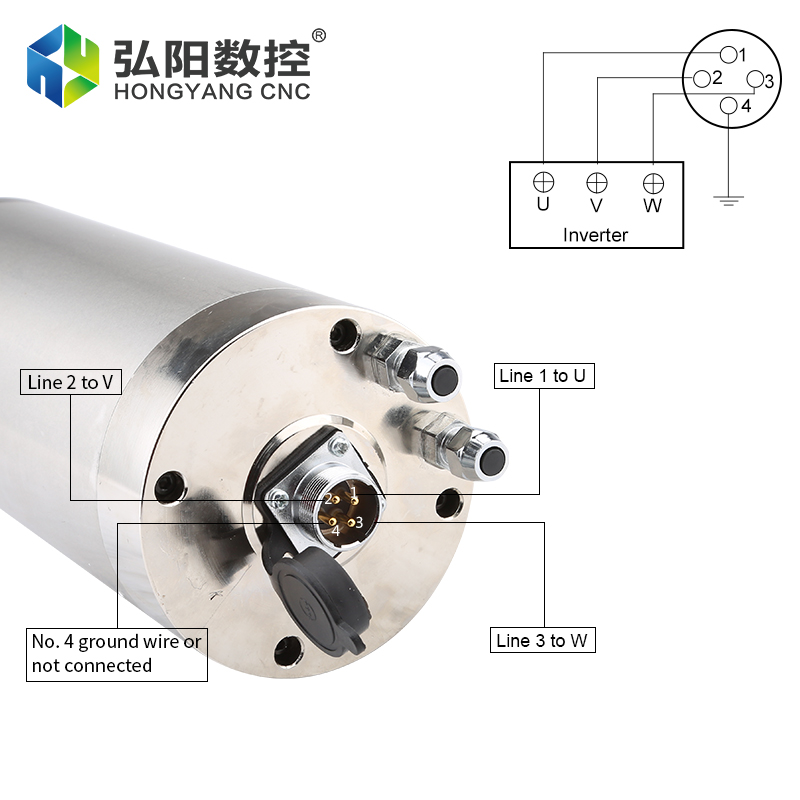 HQD Spindle Motor 2.2KW ER20 C - Water Cooled Spindle review and price