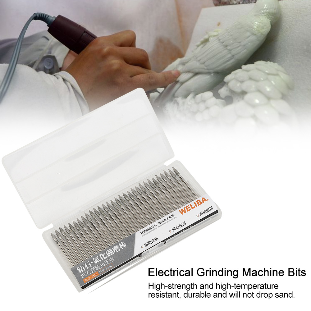 30pcs 150Grit Tip Diamond Grin - Cnc Bits review and price