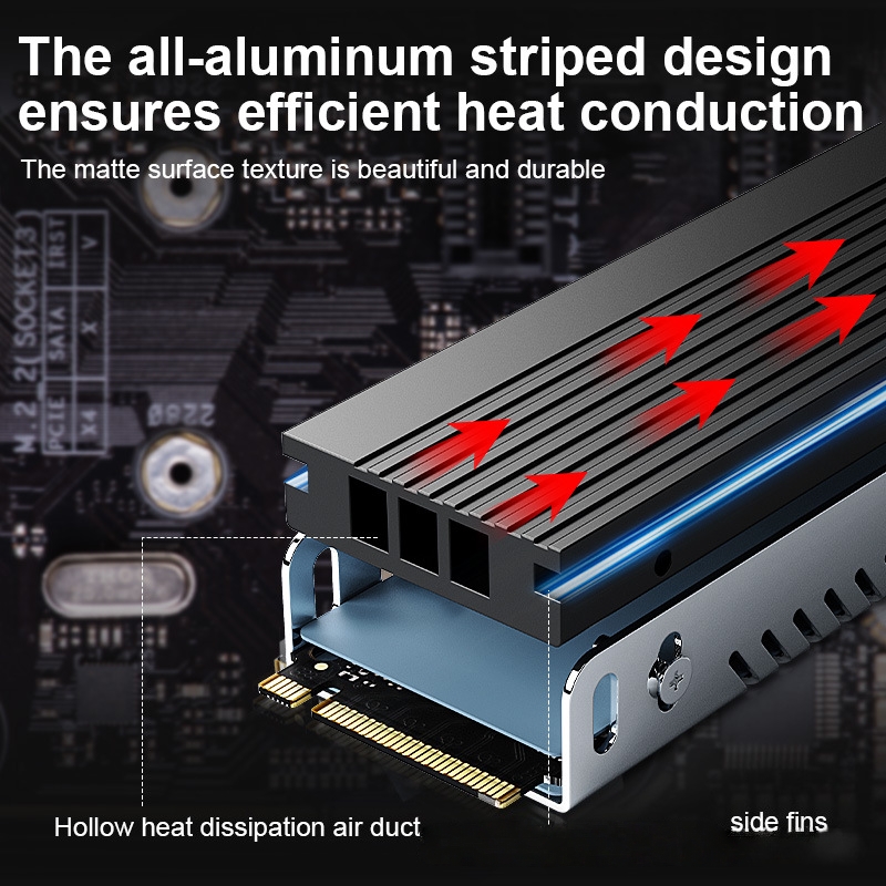 M.2 SSD Heatsink M2 2280 Solid - Aluminium Extrusion review and price