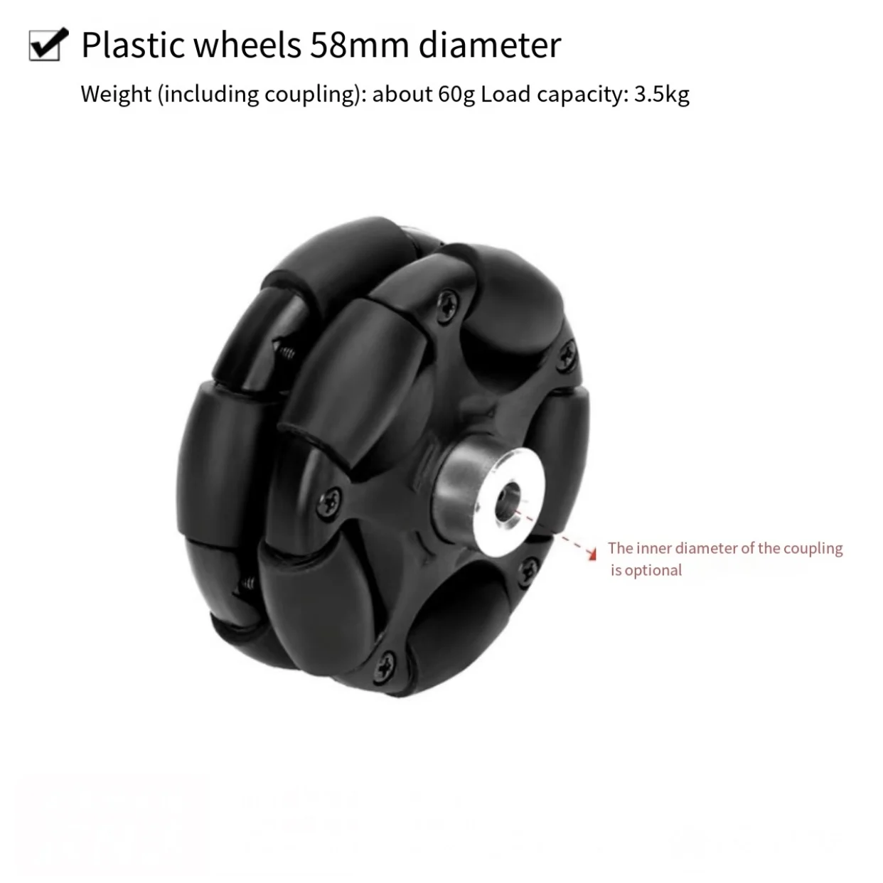 Metal Omni Wheel Intelligent W - Coupling 8Mm review and price