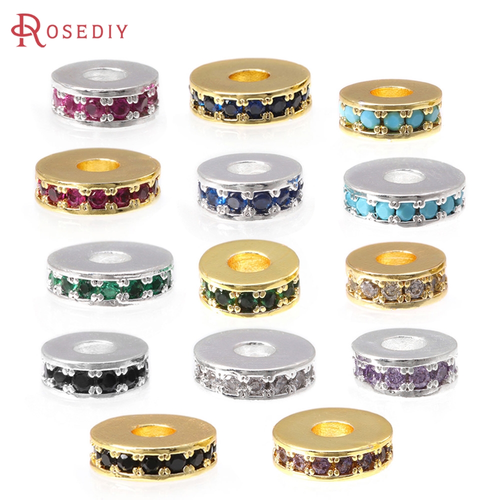 6PCS 6MM 8MM 18K Gold Color Br - Coupling 8Mm review and price