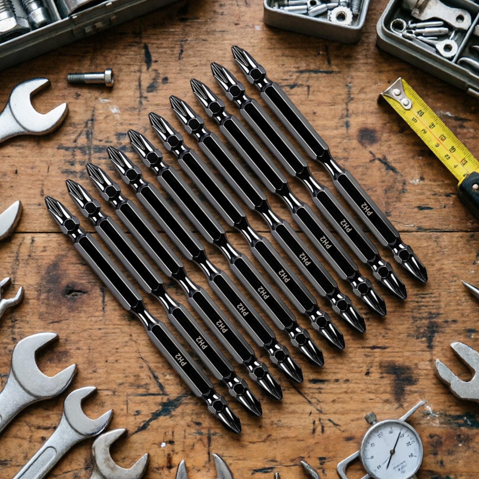 Magnetic Drill Bits Double-End - End Mill Set review and price