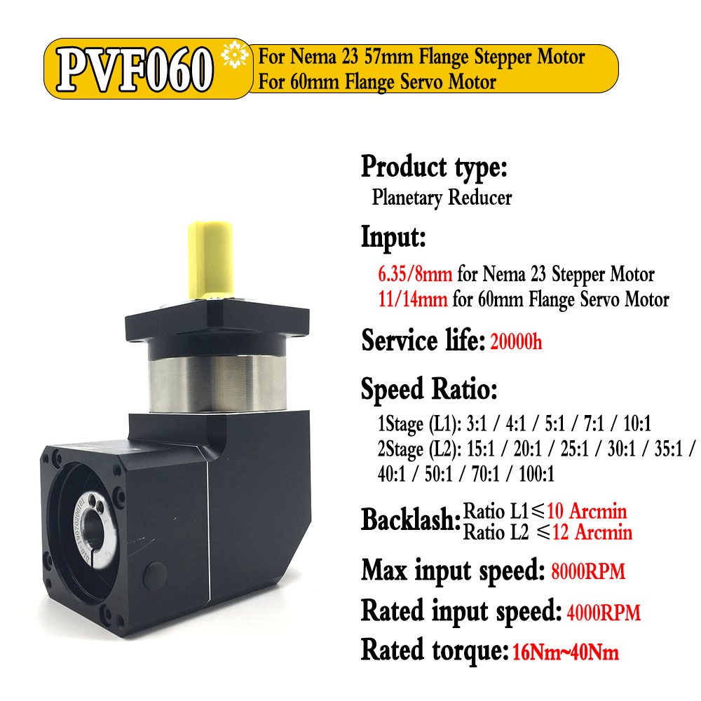 90 Degree Right Angled Planeta - Nema23 Stepper review and price