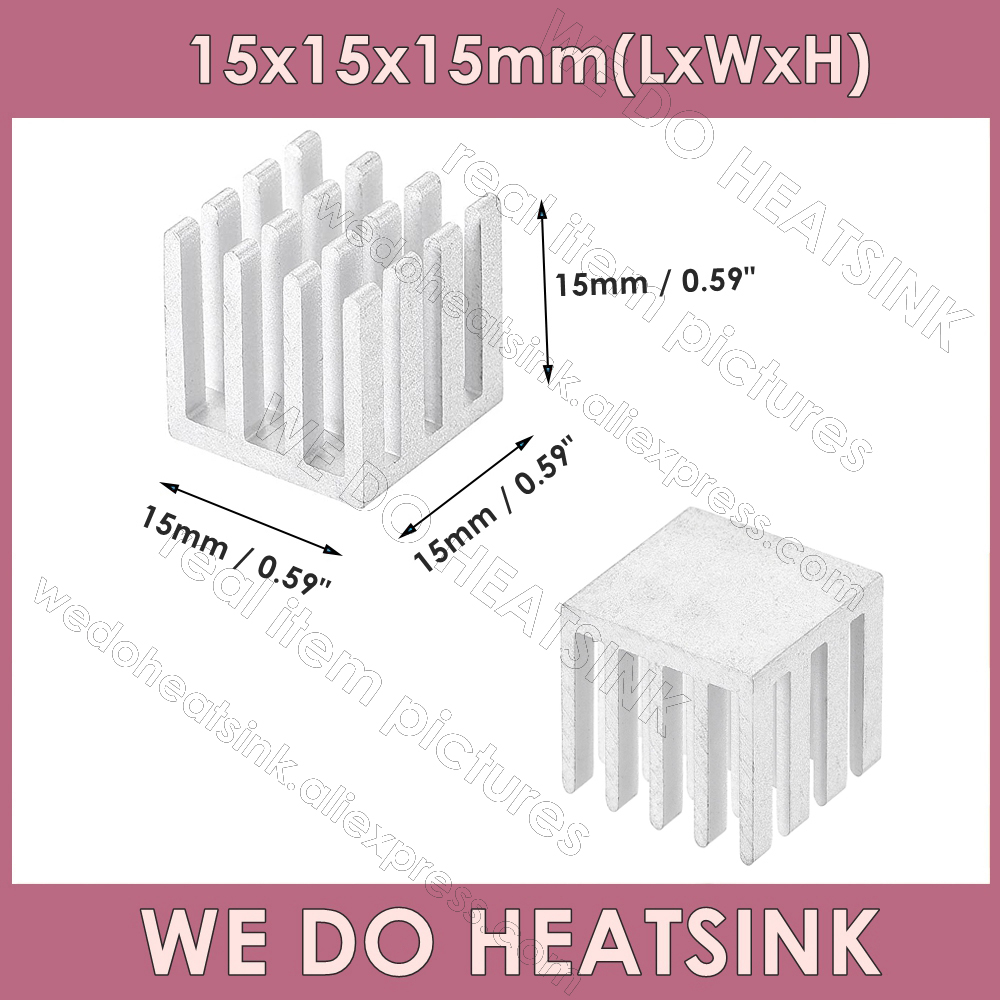 Aluminum Heatsink 15x15x15mm / - Aluminium Extrusion review and price