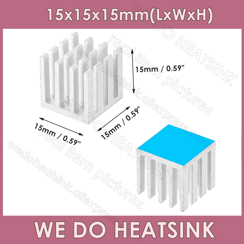 Aluminum Heatsink 15x15x15mm / - Aluminium Extrusion review and price