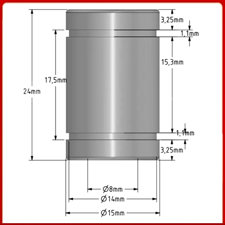 Reprap 3D Printer Replacement  - Lm8Uu Bearing review and price