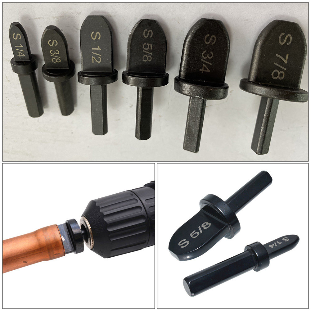 6Pcs Copper Pipe Swaging Drill - Drill Bit Set review and price