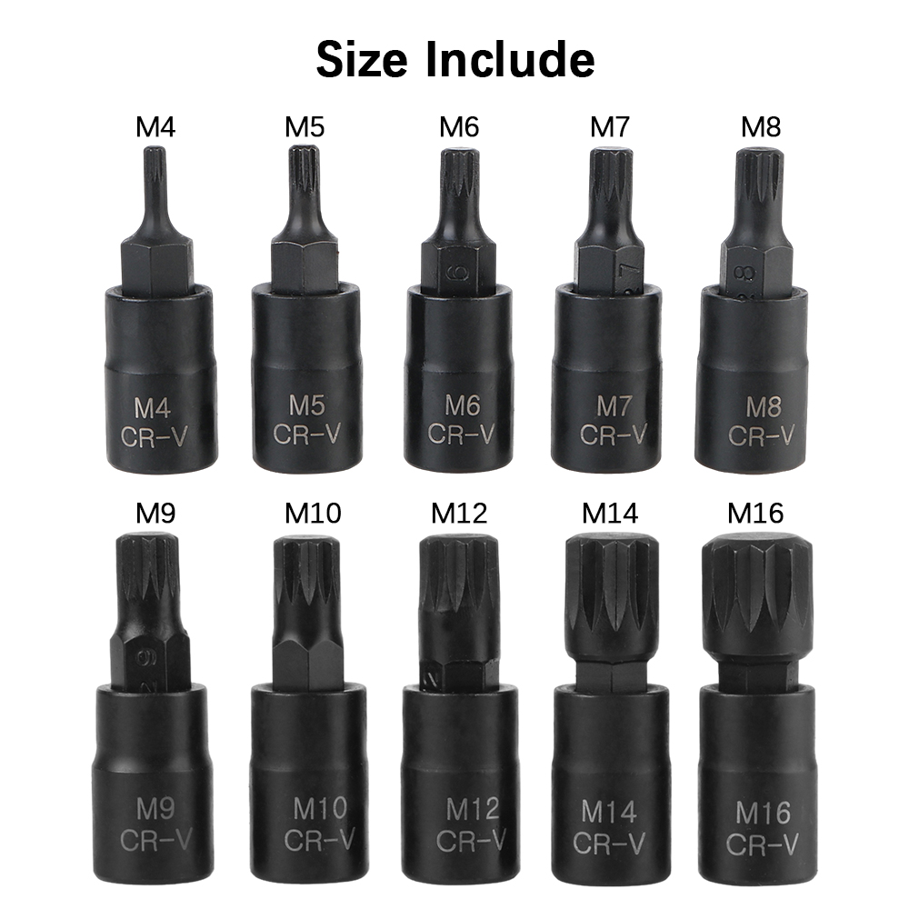 Socket Wrench Tool 10pcs 12 Po - Cnc Bits review and price