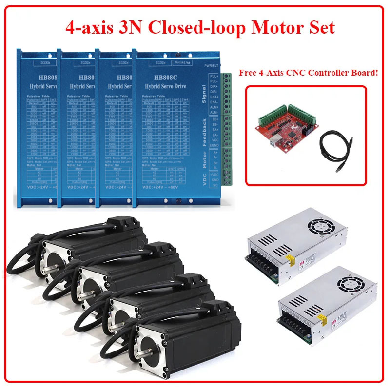 4 Axis Nema 23 Closed Loop Ste - Nema23 Stepper review and price