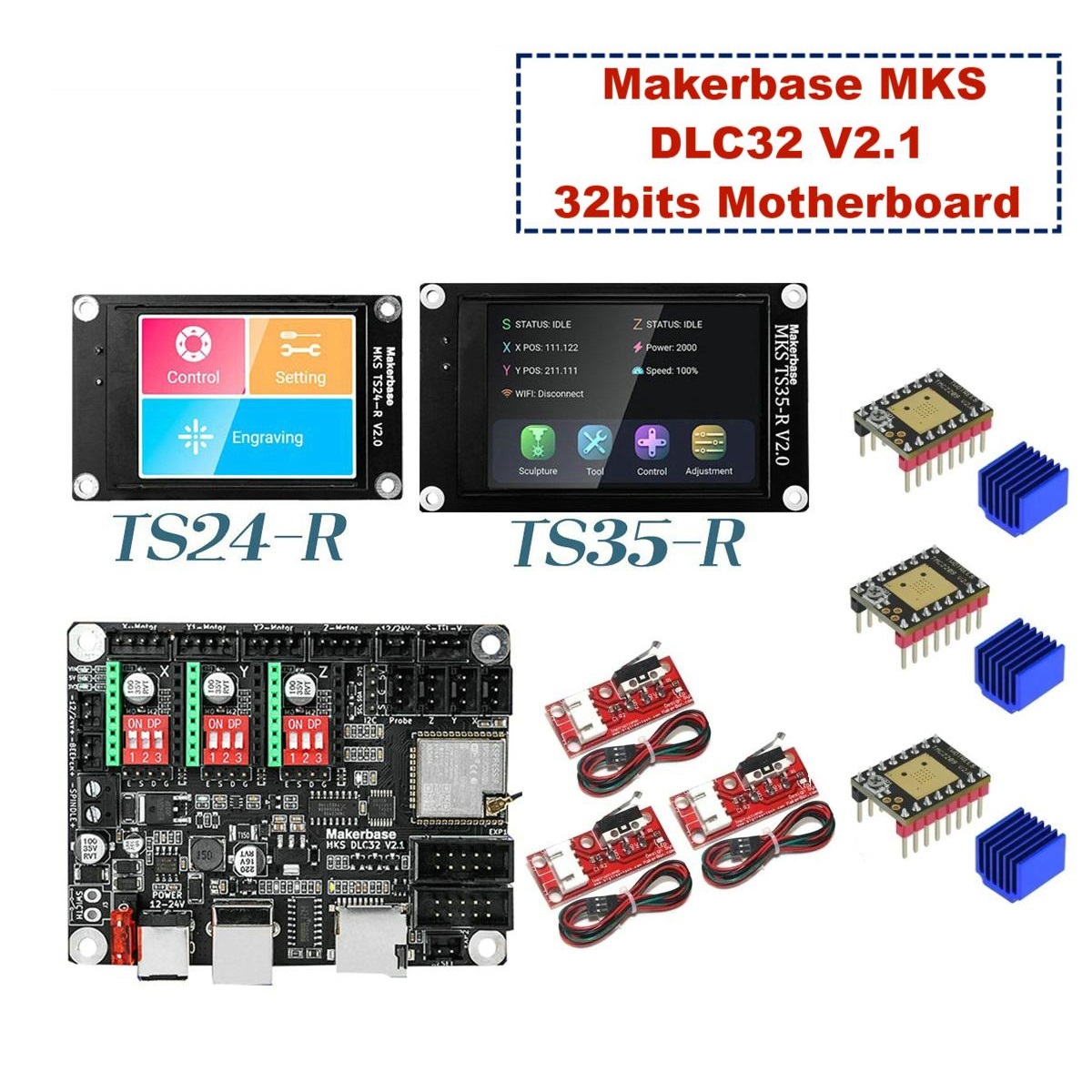 Makerbase MKS DLC32 V2.1 32bit - Lm8Uu Bearing review and price