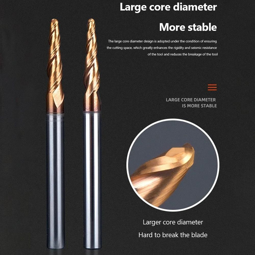 HRC55 Solid Carbide Ball Nose  - End Mill Set review and price