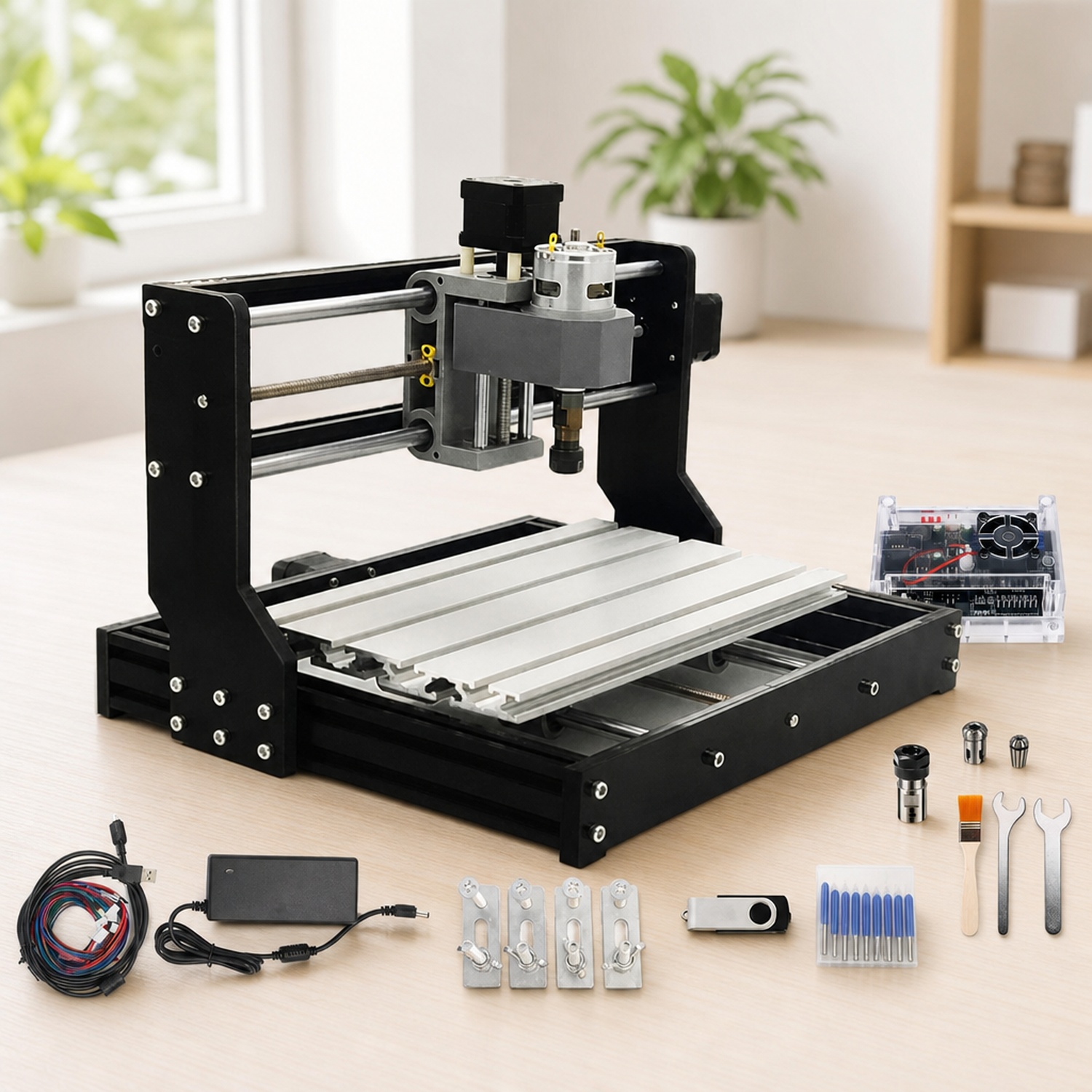 3 Axis 3018-PRO CNC Router Min - 3018 Cnc review and price