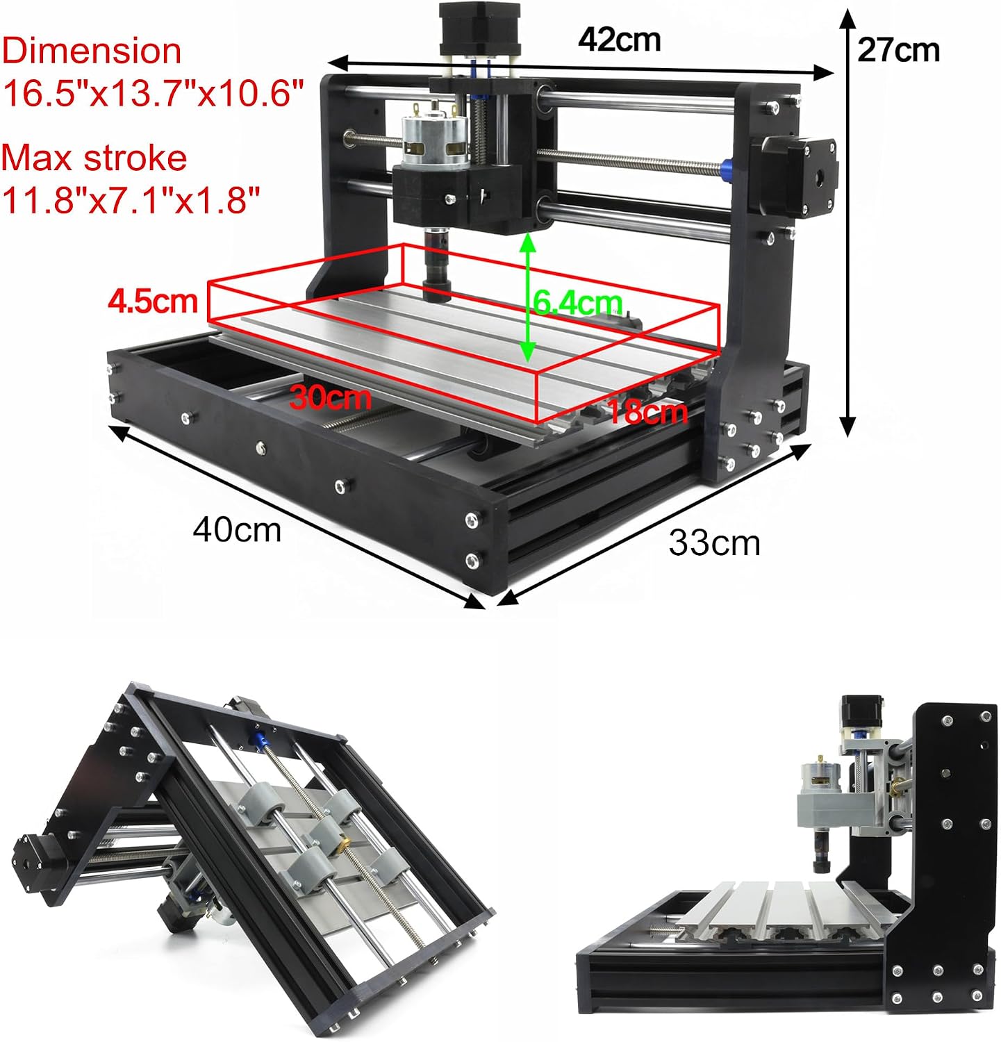 3 Axis 3018-PRO CNC Router Min - 3018 Cnc review and price