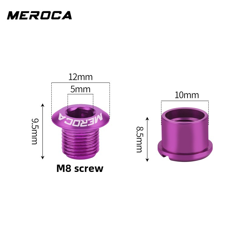 MEROCA 5pcs Chainring bolt dou - Lead Screw 8Mm review and price