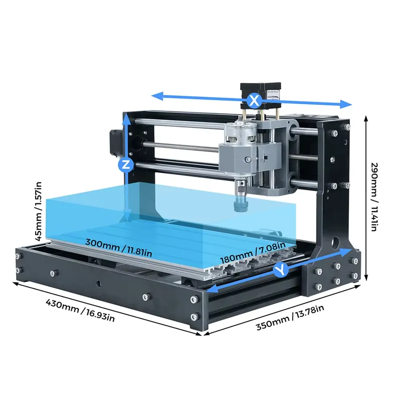 TWOTREES CNC 3018 Router Alumi - 3018 Aluminium Cnc review and price