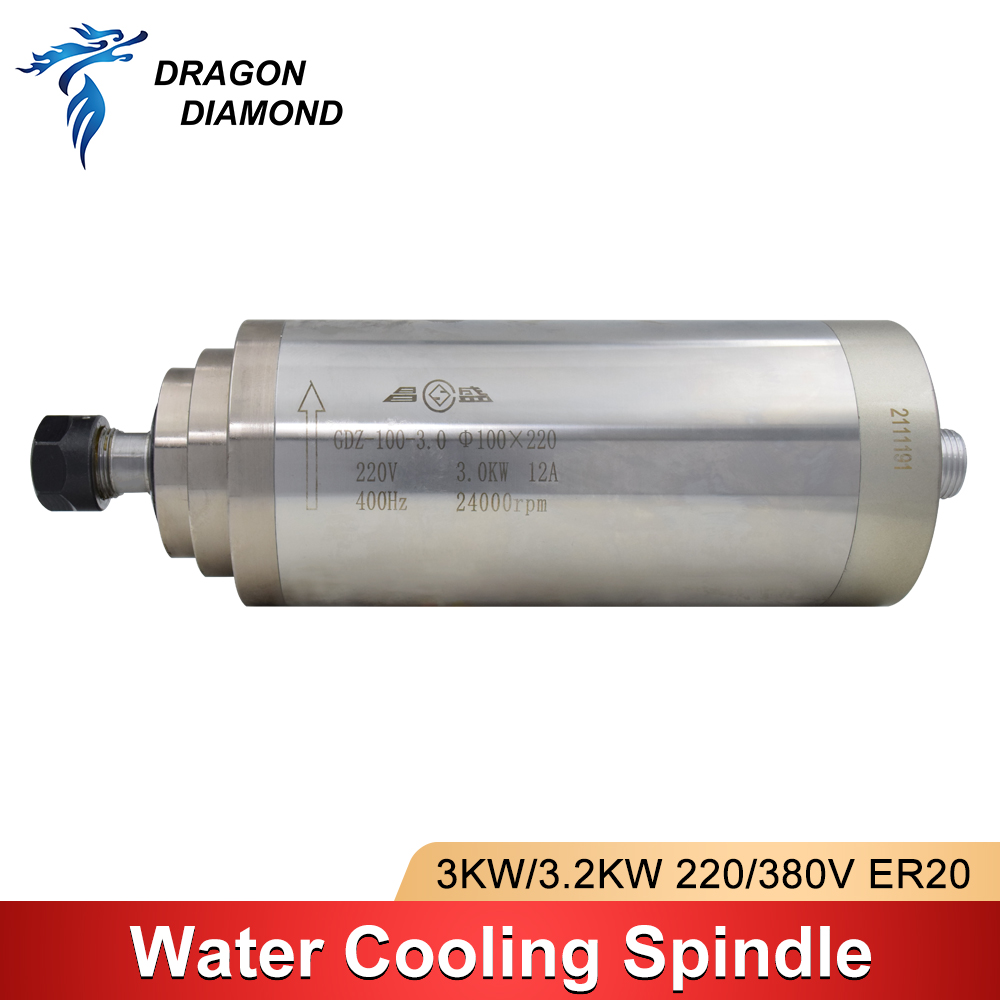 3KW Water Cooling Cooled Spind - Water Cooled Spindle review and price
