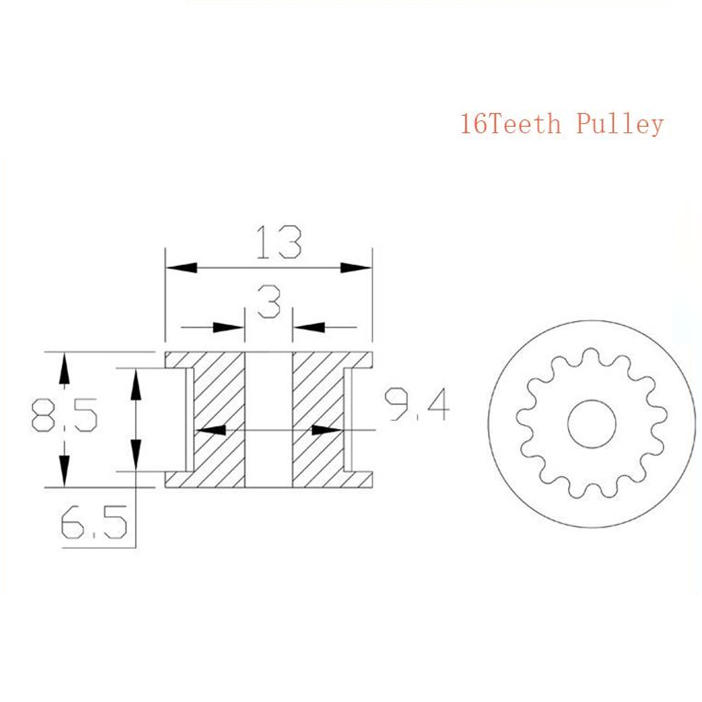 GT2 Idler Timing Pulley 16/20  - Gt2 Pulley review and price