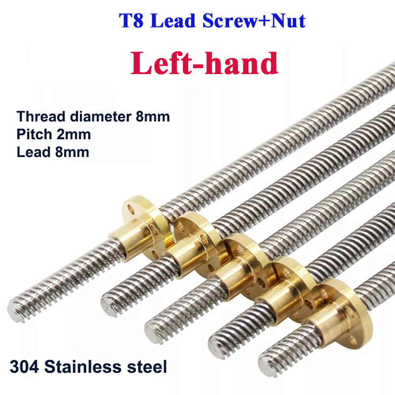 T8 Lead Screw Left-hand Thread - Lead Screw 8Mm review and price