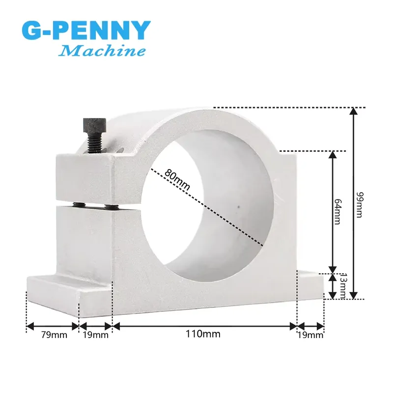 Gpenny 1.5kw ER16 D80mm Water  - Spindle Motor review and price