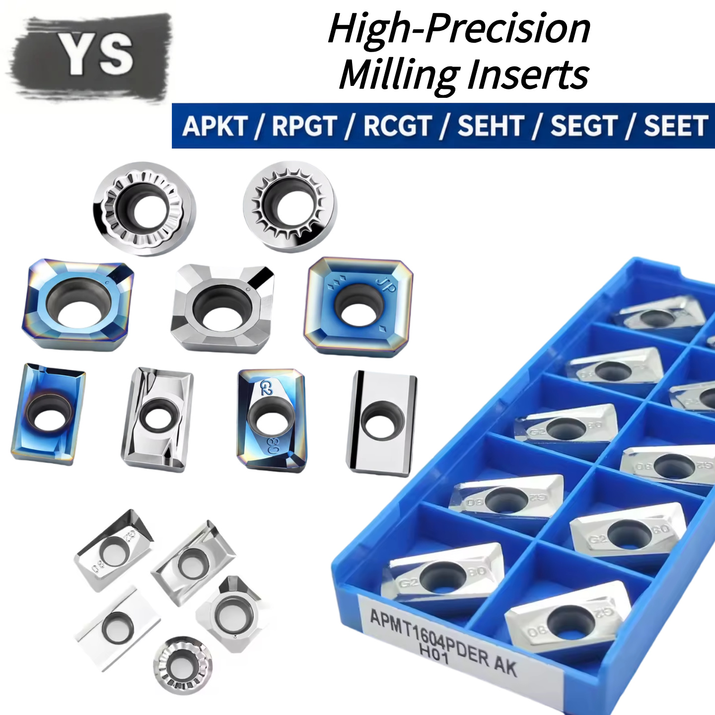 10PCS APKT APGT RCGT SEHT Carb - End Mill review and price