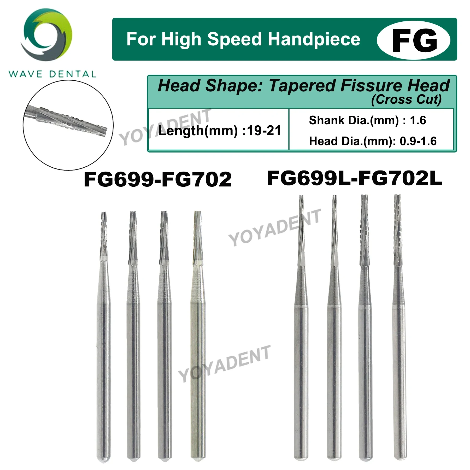 PRIMA WAVE Dental Burs Tungste - Carbide End Mill review and price