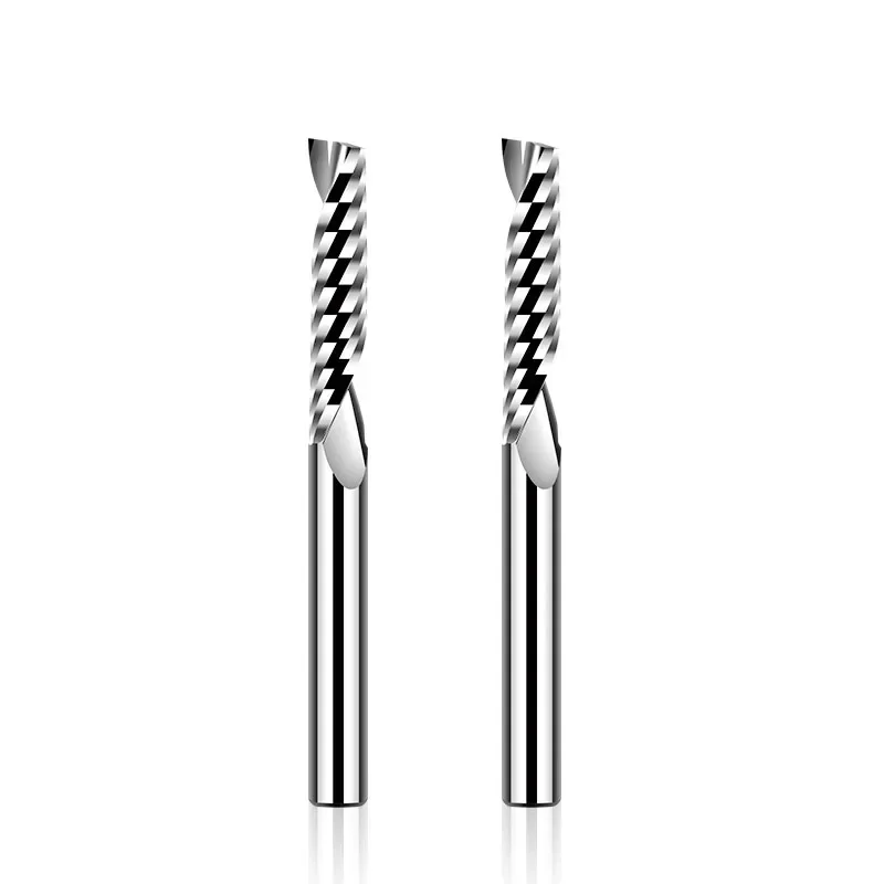 1PC 3.175mm Single Flute Spira - End Mill Set review and price