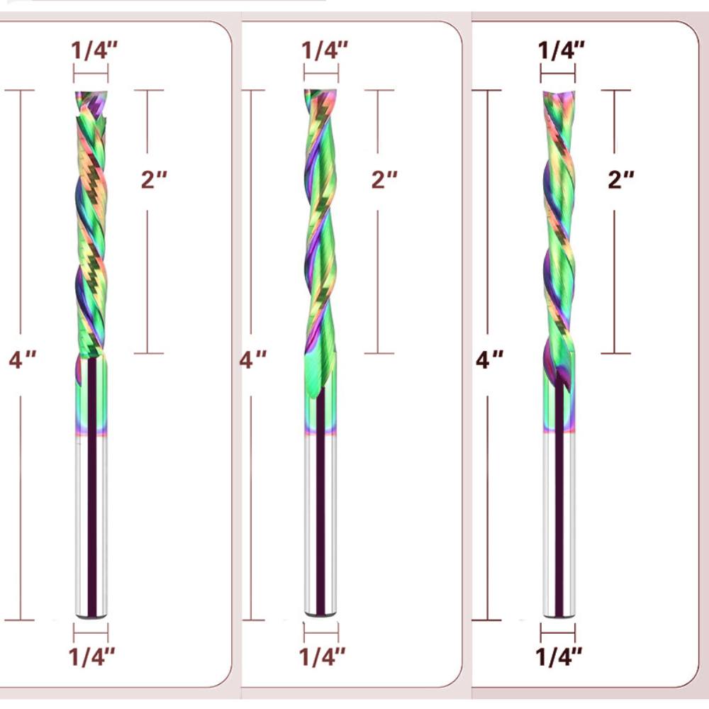Spiral Compression Router Bit  - End Mill review and price