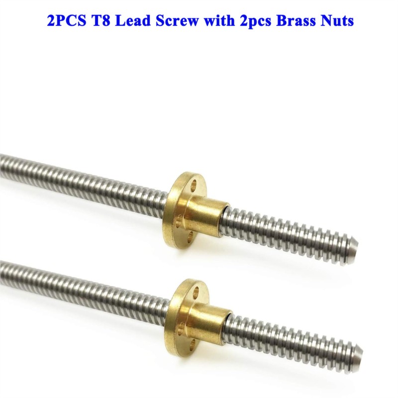 2PCS T8 Lead Screw Tr8 Lead 2m - Lead Screw 8Mm review and price