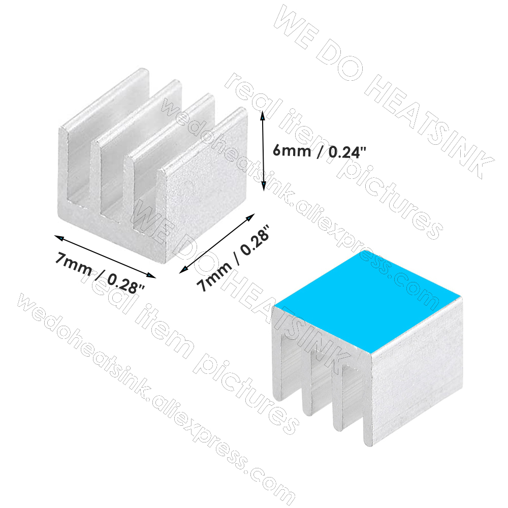 WE DO HEATSINK 50pcs/lot Tiny  - Aluminium Extrusion review and price