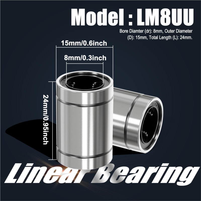 4/10PCS LM8UU LM10UU LM16UU LM - Lm8Uu Bearing review and price